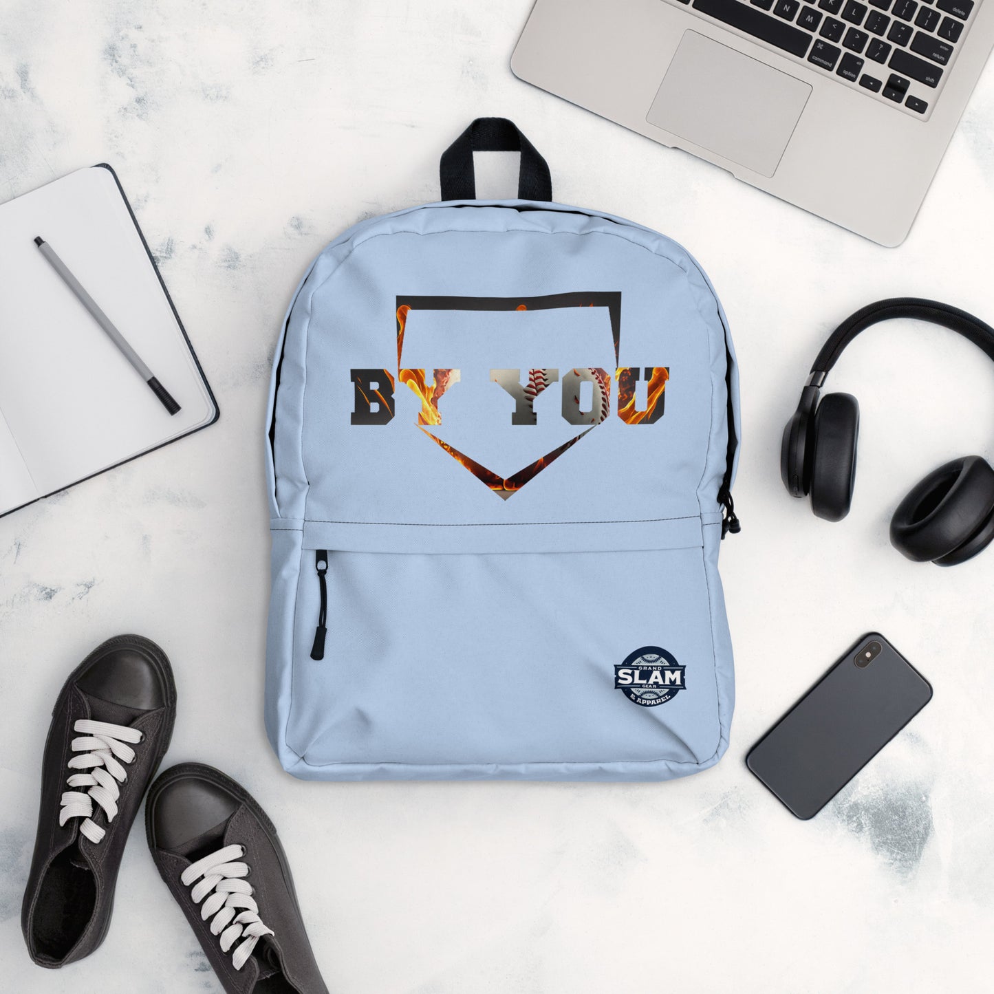 Versatile Medium-Sized Backpack Blue - Ideal for Daily Use & Sports