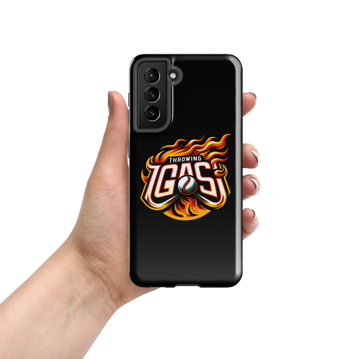 "Throwing Gas" Heavy Duty Phone Case for Samsung®