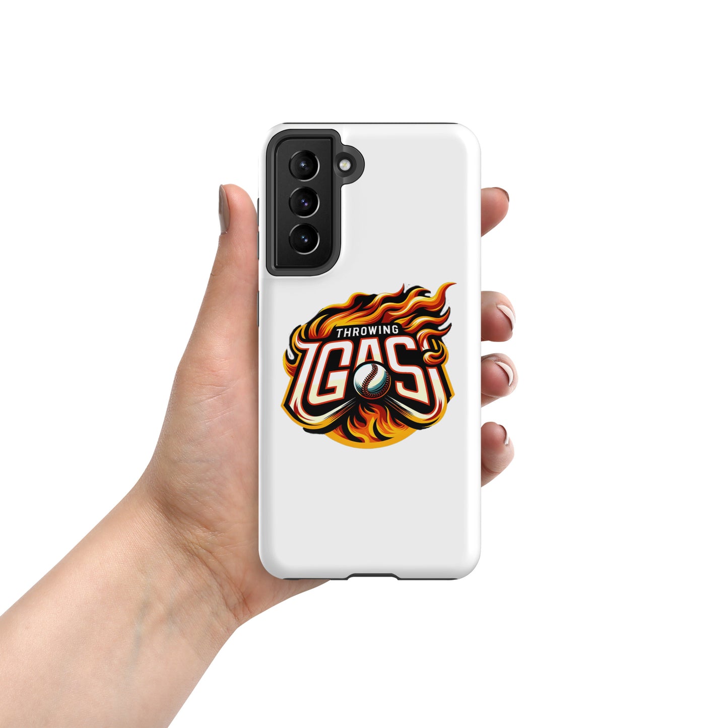 "Throwing Gas" Heavy Duty Phone Case for Samsung®