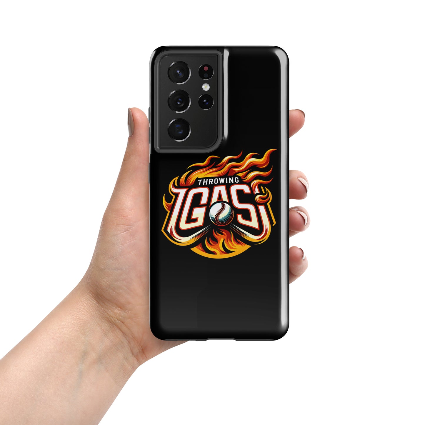 "Throwing Gas" Heavy Duty Phone Case for Samsung®