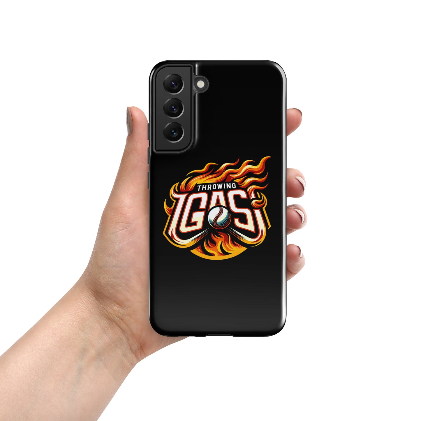 "Throwing Gas" Heavy Duty Phone Case for Samsung®