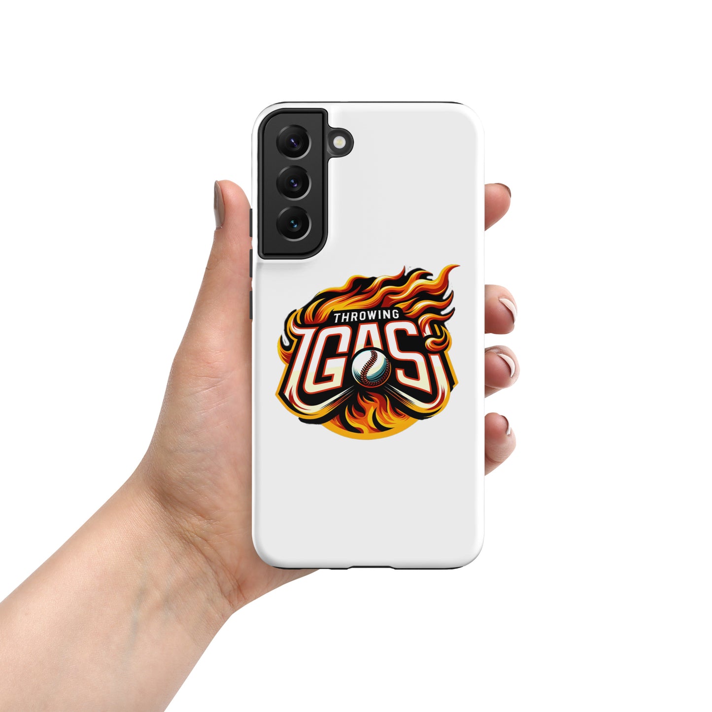 "Throwing Gas" Heavy Duty Phone Case for Samsung®