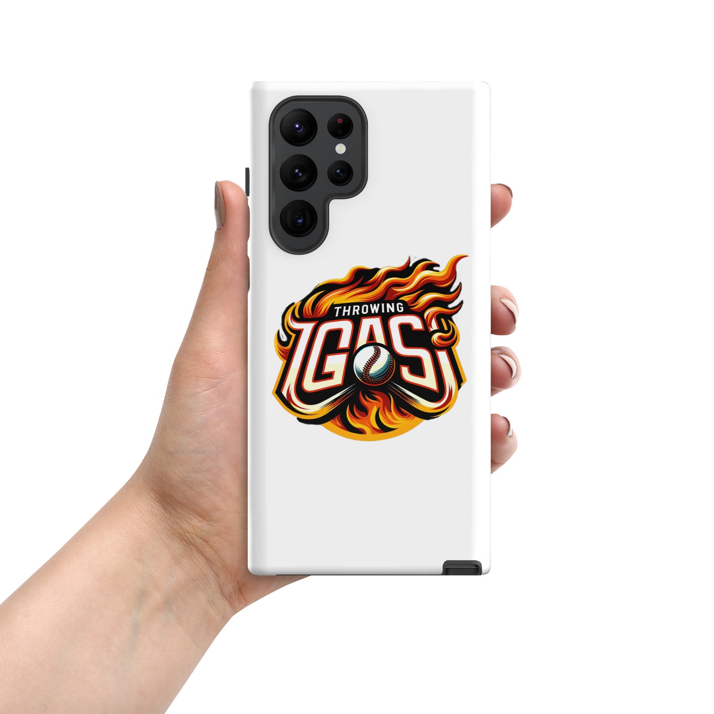 "Throwing Gas" Heavy Duty Phone Case for Samsung®