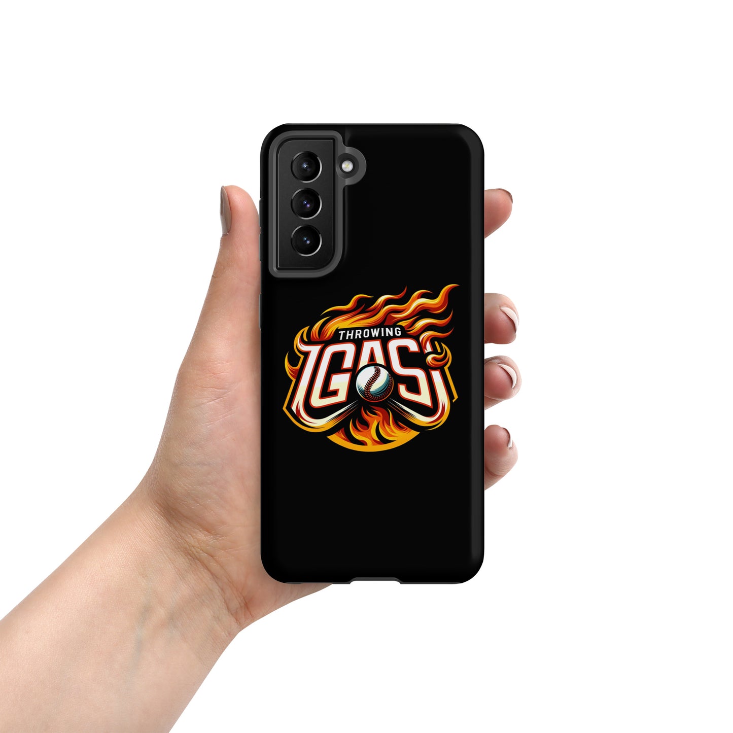 "Throwing Gas" Heavy Duty Phone Case for Samsung®