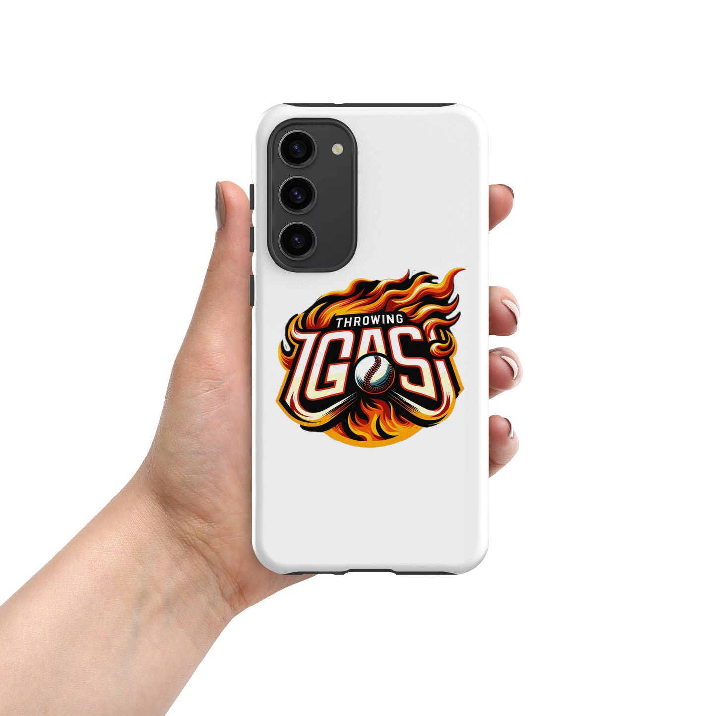 "Throwing Gas" Heavy Duty Phone Case for Samsung®