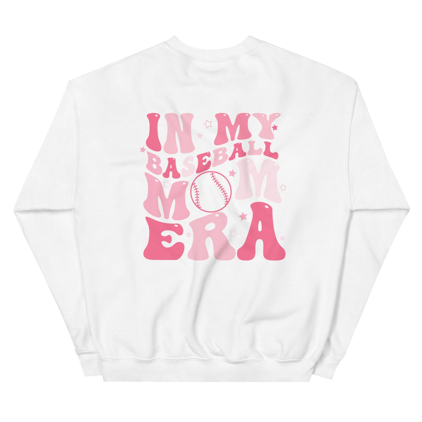 Baseball Mom Era Crewneck - Pink