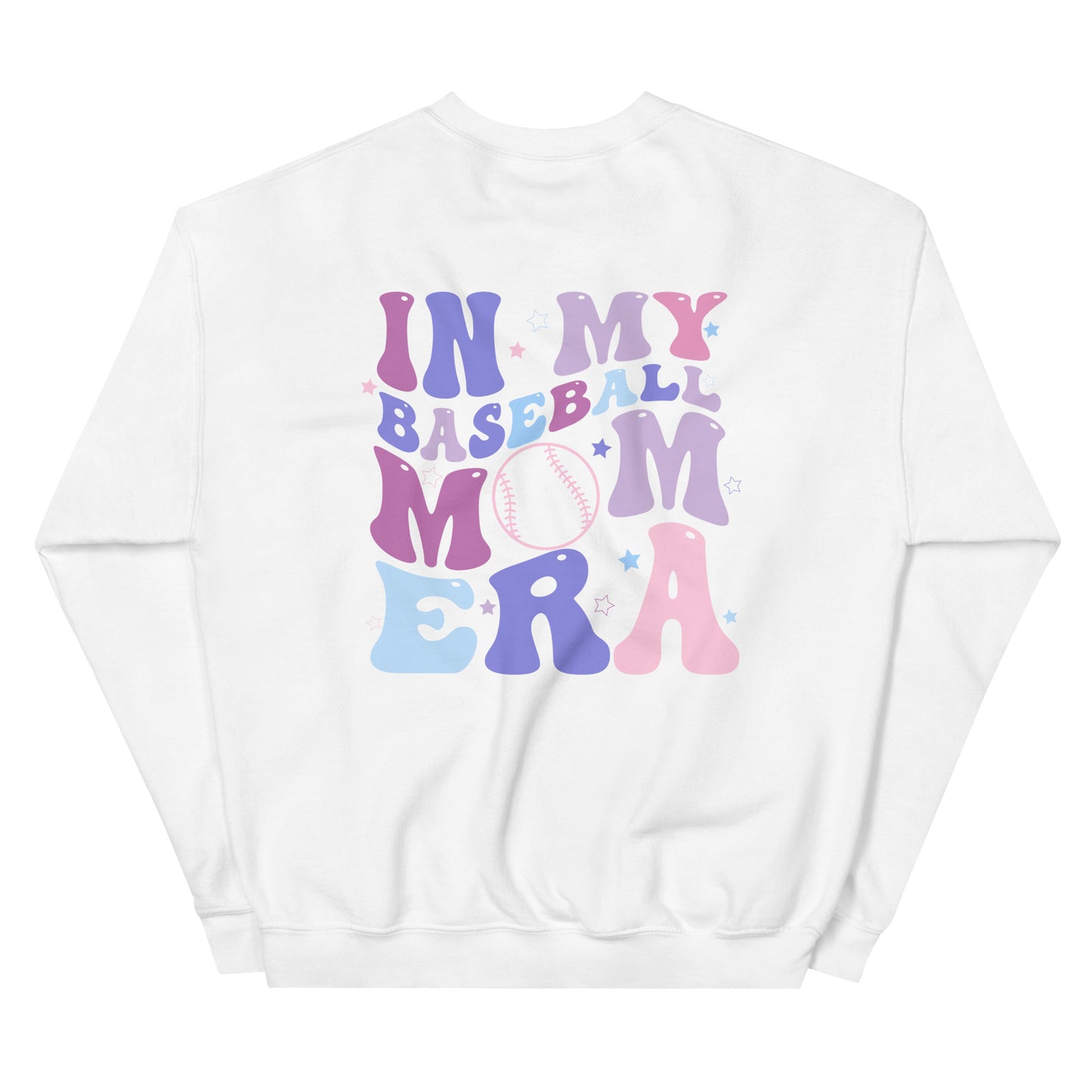 Baseball Mom Era Crewneck - Purple